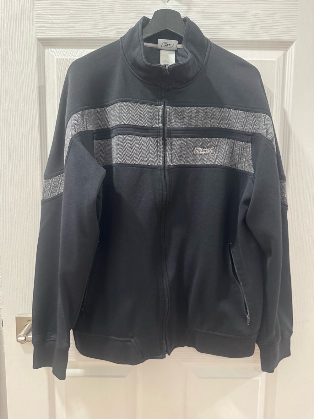 Reebok Black Zip-Up Men's Jacket